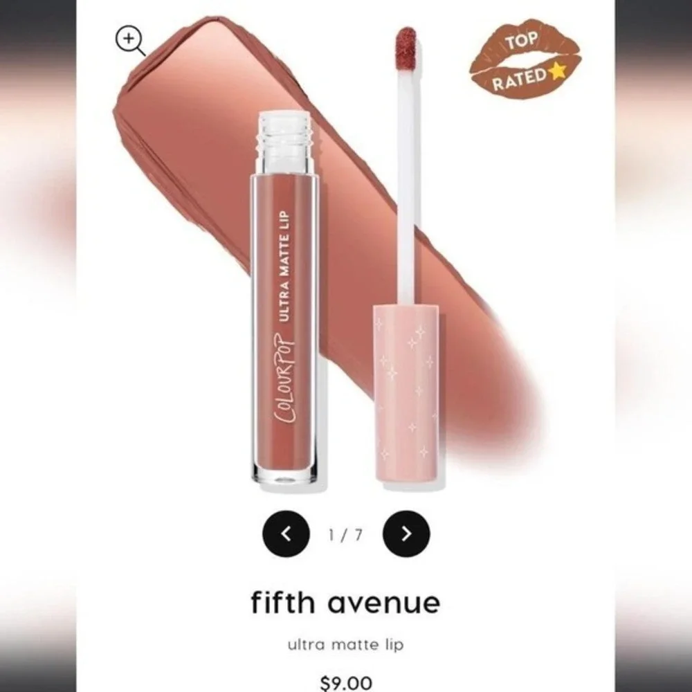 NEW Colourpop Ultra Matte lip‎ Fifth Ave